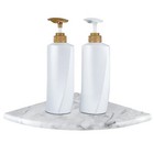9  Marble Stone Corner Shelf Polished  Wall Mounted Shower Caddy  Floating 