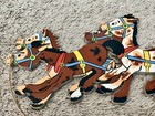 Vintage 1950 s Dolly Toy Company Wall Hangings Western Horse Stagecoach