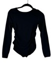 Ivivva By Lululemon Girls Size 12 Lululemon Long Sleeve Ruched Bodysuit Black