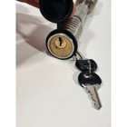 Master Lock Stainless Steel Trailer Hitch Receiver Lock With 2 Keys 5 8 Inch Pin