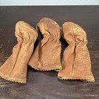 Vintage Ripon Leather Golf Club Head Covers 1  2   3 Wood Iron