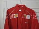 Rare Vintage Scuderia Ferrari F1 Team Crew Shirt Made By Fila Men Sz S 