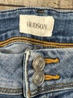 Hudson Jeans Womens 27 Blue Denim Collin Midrise Skinny Distressed Casual Pants