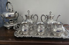 Simpson  Hall  Miller   Co Silver Plated Tea   Coffee Service Set With Tray