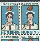 100 Years Of Nursing - Vintage Mint Set Of 4 Stamps 64 Years Old 