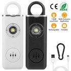 Personal Safety Alarm For Women 130db Self-defense Siren With Emergency Light