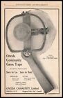 1909 Oneida New York Photo No  1 Victor Community Game Traps Vintage Print Ad