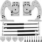 Universal Lambo Door Bolt On Vertical Doors Kit Adjustable Silver Most Of Car