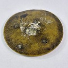 Large Antique Brass Picture Button Quad Kittens W  Steel Cut Shoes 1-5 8 