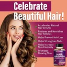 Hair Growth Vitamins 60 Count Pack Women Biotin 000mcg Collagen Patented Gomct