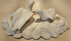 Vintage Wedding Ceremony Center Piece Candle Holder Porcelain Dove Unity Candle