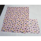 Vintage 1984 Disney Babies Pink Fabric Remnant Mickey Minnie Donald Goofy 44x19