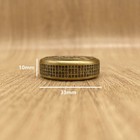 Brass Buddhist Spinner Heart Sutra Fidget Coin Meditation Hand Spinner Desk Toy