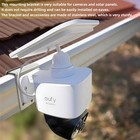 Gutter Mount For Eufy Solocam S340 e30  Stainless Steel Security Silvery2 