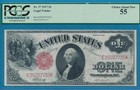  1 00 1917 Fr 37 Red Seal Legal Tender Note Pcgs Choice Au55
