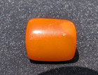 Rare Antique Old Tibetan Amber Bead 1 7 Grams  Old Worn Patina  14mm Long 