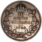 Canada - 10 Cents - 1933 - Km 23a - Silver  800