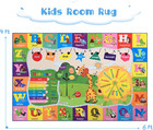 Benron 4x6 Kids Rug For Playroom Classroom  Fun Play Mat With Abc Alphabet   Ani
