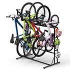 Freestanding Vertical Bike Rack For Garage - Indoor outdoor Storage  Holds 2 65 