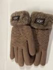 Ugg Womens Brown Gloves  fleece Lined 