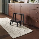 18  Wood Kitchen Step Stool - Black - Hearth   Hand With
