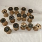 Vintage Wood Thread Spools  Most American Thread Co  Lot Of 15