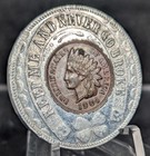 1904 World s Fair Lucky Penny - Encased Indian Head Cent - St  Louis Exposition