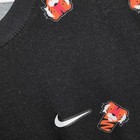 Nike Tiger Woods Discontinued Collection Black Cotton T-shirt With Tiger Logo