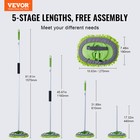 Vevor 62in Car Wash Brush Car Washing Brush With Soft Chenille Fiber Mop Mitt