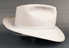 1940s Vintage 7-1 8 Flexo Cushion Thin Ribbon Open Road Western Fedora Hat