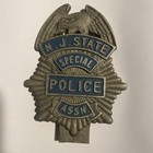 Vintage N j Special Police Assn License Plate Topper As Is 