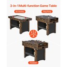 Uimoso 54  Air Hockey Table 3-in-1 Air Powered Table Hockey Ping Pong Foosball