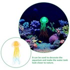 Jellyfish Fish Tank Decorations - Soft Silicone Glowing Aquarium Decorations    