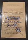 Michael Collins  5 Signed Program Nasa Astronaut Apollo 11 Autograph Beckett Bas