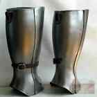18 Gauge Medieval Pair Of Leg Greaves Knight Leg Armor Warrior Halloween Gift