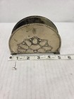 Vintage Brass Letter Holder Napkin Holder Floral Art Nouveau Style Made In India