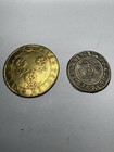 Lot Of 2 Antique Brass Jetons  1686 Duchy Of Bar   Hans Krauwinckel Nuremberg