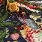 Bird Needlepoint Kit For Adults And Beginners     Strawberry Thief By William M   