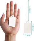 500pcs Price Tags With String Attached  1 8 X 1 Inch Marking Merchandise Tags  W