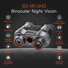 3d Vr Night Vision Goggles  Rechargeable Binoculars With 4k Video   24mp Photos