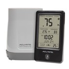 Acurite 02446m Wireless Rain Gauge With Indoor Digital Display Black   New