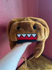 Domo Kun Furry Trapper Hat   Plush Winter Cap   Cosplay Streetwear Beanie