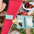 Server Book For Waitress Book Organizer Leather Waiter Book With Zipper Pocket