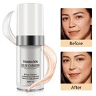 Color Changing Foundation  2pcs Base Makeup Foundation Color Changing With Moist