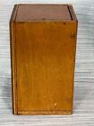 Vintage Korean War Era Wood Box  korea Lieutenant Robert H  Dickison Army 