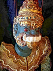 Antique Burmese Puppets  marionettes  -- Set Of 4
