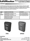 Wireless 5 Code Commercial Keypad