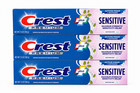 Crest Premium Plus Sensitive Toothpaste Soothing Mint 7oz Active Foam 3pack-new