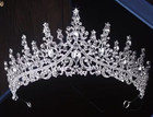 Bridal Headpiece Tiara With Jewelry Set 3pc