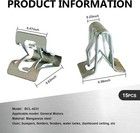 15 Pcs Dashboard Trim Clip  A-pillar U-shaped Liftgate Trim Panel Fastening Buck